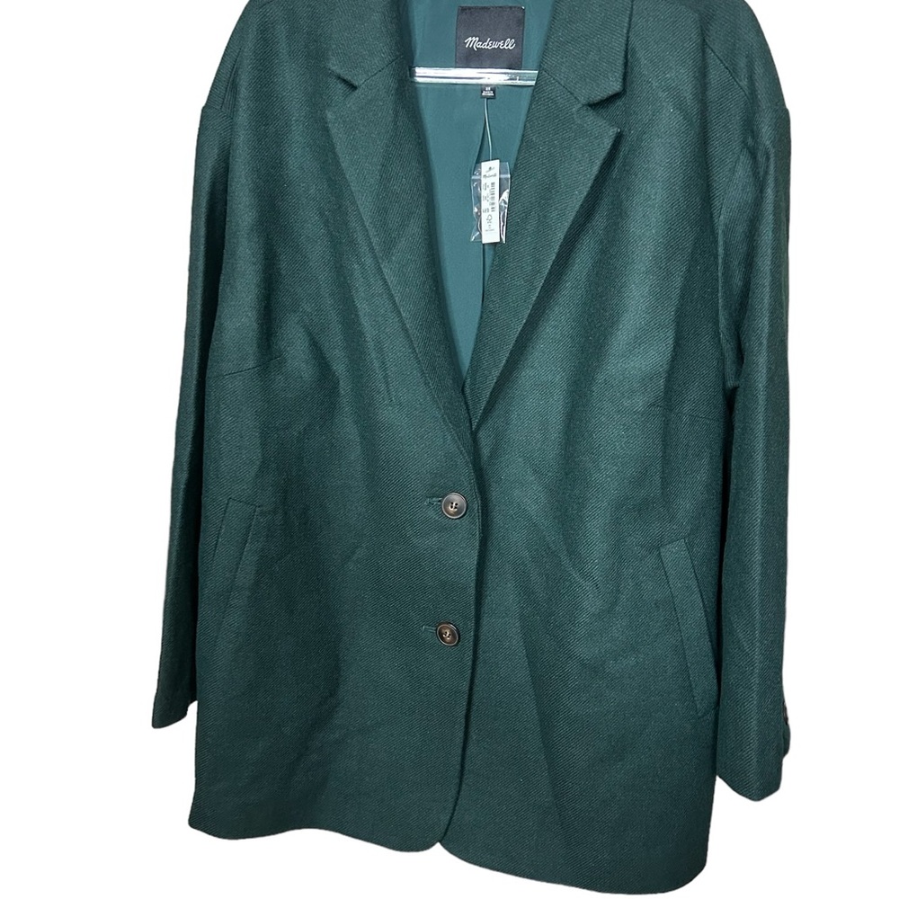 NWT Madewell Brushed Oversized Dorset Blazer - Size 2XL - Picture 7 of 10